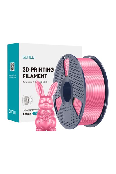 Sunlu PLA+ Silk Filament (Pink)