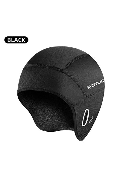 Choice One Size Dt2319-Black Winter Warm Cycling Cap with Fleece Lining and E...