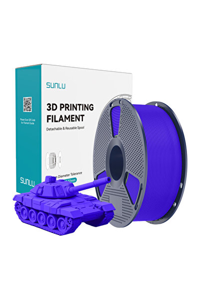 Sunlu Filament PLA+ albastru de mare viteză