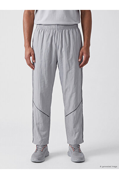 LC Waikiki Nevavm Farkıyla Xside Active Gray Crinkle Plain Loose & Baggy Men'...