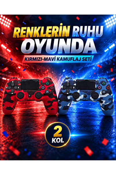 Dexxony Professionel PS4 Kolu Kablosuz PC Bilgisayar Uyumlu Bluetooth Gamepad...