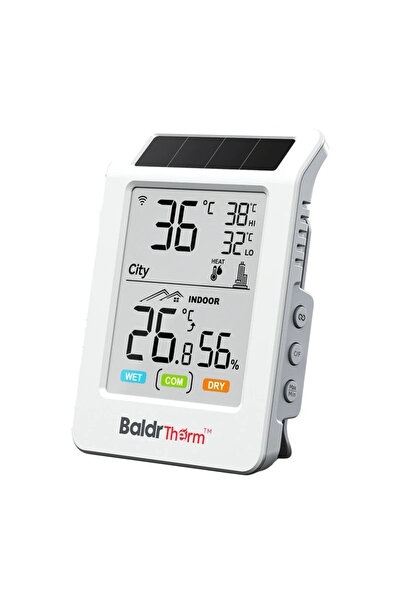 RAINPOINT BALDRTHERM HCS596WB Wi-Fi Θερμοϋγρόμετρο με ηλιακή ενέργεια
