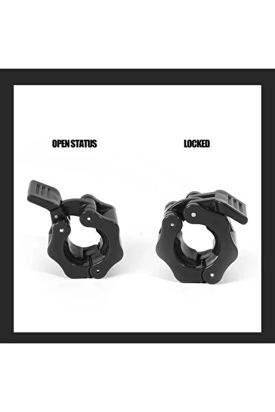 Choice 2 sets Barbell And Dumbbell Buckle 2.5cm Austrian Pole Buckle Nut Barb...