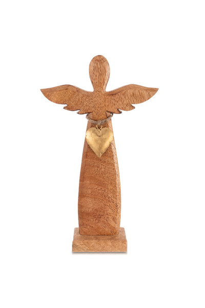 Orion Figurină înger din lemn MANGO 26 cm