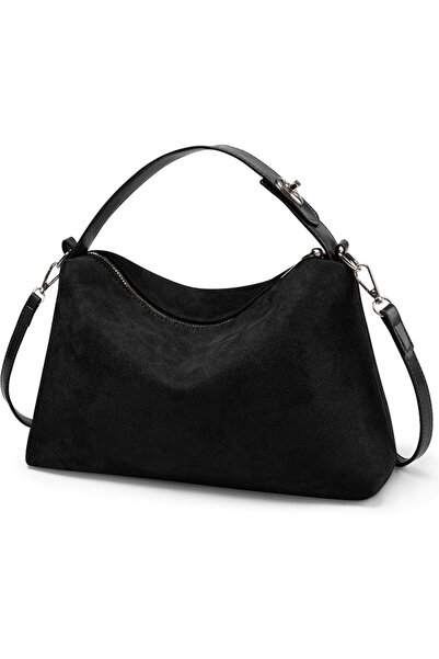 GENERAL Suede Bags for Women Brown Suede Handbag Suede Purse Suede Shoulder B...