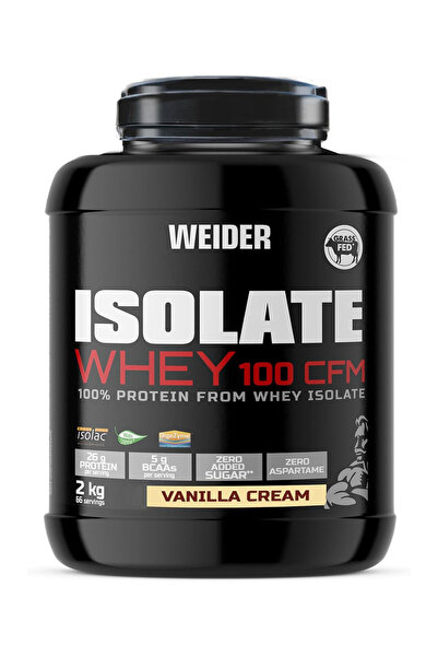 Weider ISOLATE WHEY PROTEİN TOZU 100CFM 2KG - ÇİKOLATA VANİLYA