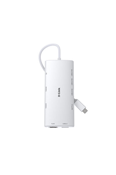 D-Link STAȚIE DE ANDOLOGAZARE, 10-în-1, conectare PC Type-C, porturi: cititor...