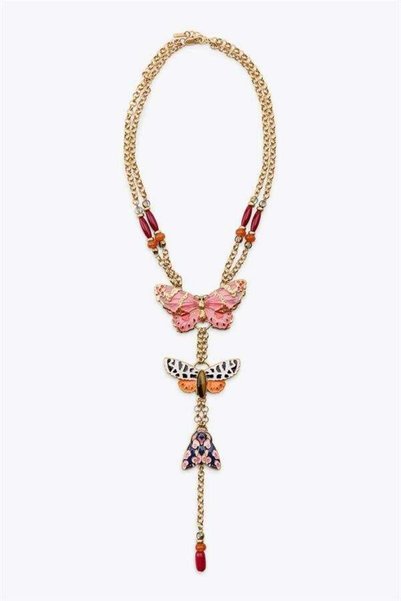 Generic Brand Butterfly Necklace - Gold — Color: Gold