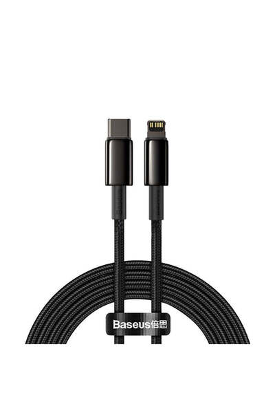 Baseus Cablu de date Tungsten Gold (Catlwj-01), Type-C la Lightning, 20W, 1m,...