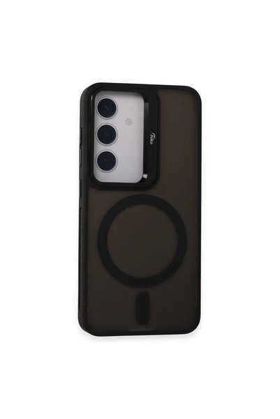 OtoTech غطاء جوكي سامسونج جالاكسي S24 فليت لينس ماجسيف - أسود