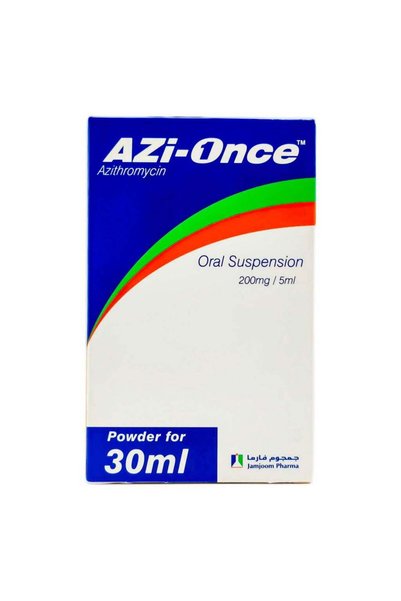 JAMJOOM PHARMA AZI-ONCE 200MG/5ML POW FOR SUSP 30ML BOT (POW)