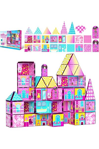 GENERAL Magnetic Building Blocks Set Urban Engineering Magnetic Tiles Educati...