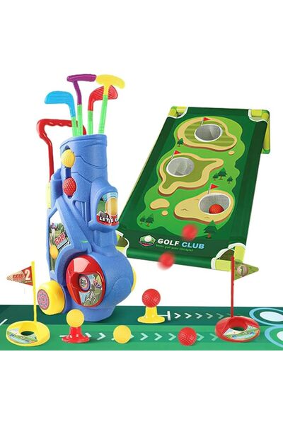UANDME Toddler Golf Set, Kids Golf Club with 4 Balls 4 Golf Sticks, 2 Practic...