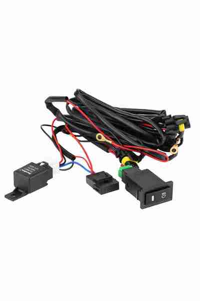 Choice طقم توصيل أسلاك ومفتاح تشغيل/إيقاف لمصابيح الضباب LED للسيارات 12 فولت...