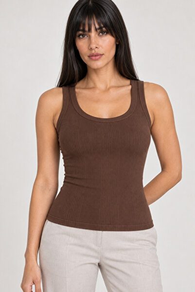 Loule Women's 95% Cotton Report Combed Cotton Camisole U-Neck Wide Strap Tank...