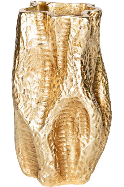 Herdekora Dekoratif Modern Vazo Gold 14,5x24 Cm.