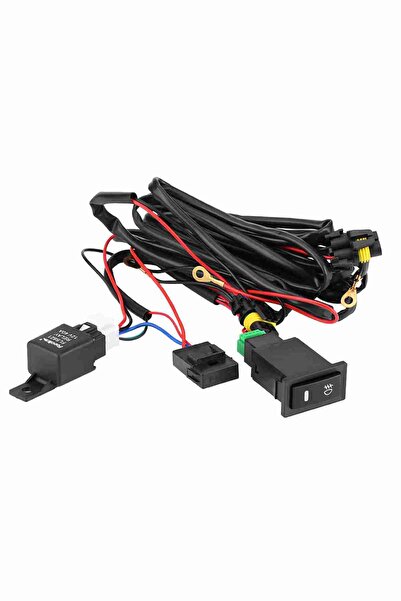 Choice 12V Universal Car LED Fog Light On/Off Switch Wiring Harness Relay Kit...