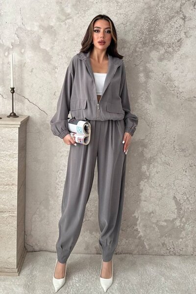 LUMU Gray Double Glossy Set