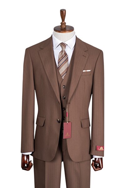 ilayda emir Men's Classic Regular Fit Suit with Vest 3-Piece Large Size 50-64