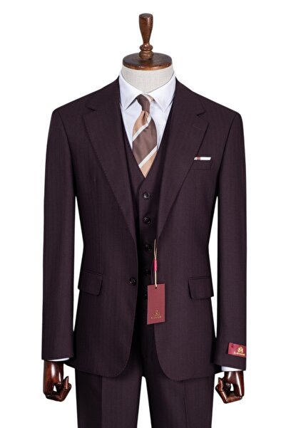 ilayda emir Men's Classic Regular Fit Suit with Vest 3-Piece Large Size 50-64