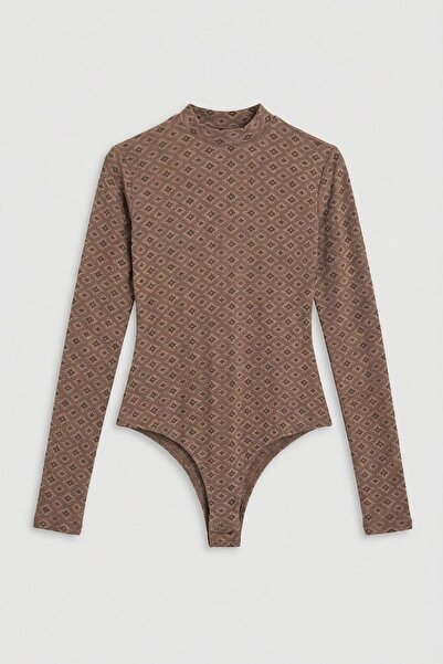 BSL Uzun Kollu Bodysuit