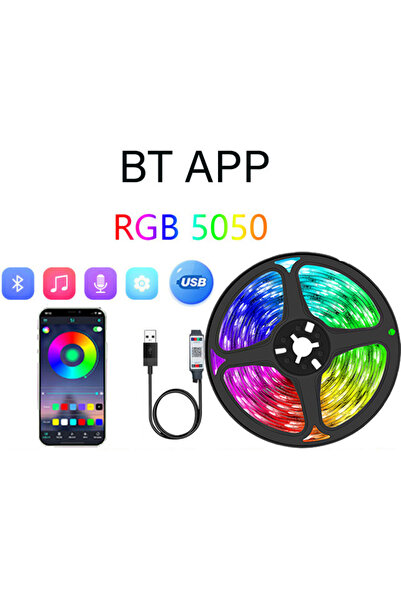 Choice 5m Not waterproof BT APP Control LED Strip Lights RGB APP Control Colo...