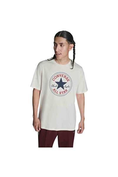 Converse Μπλουζάκι με λογότυπο Chuck, Γκρι, Unisex