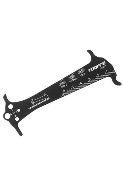 Choice Black 3 in 1 Bicycle Chain Checker Bike Chain Wear Indicator Tool Bicy...