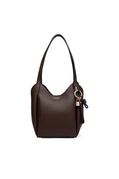 Guess MELODY KOYU KAHVE KADIN BUCKET ÇANTA