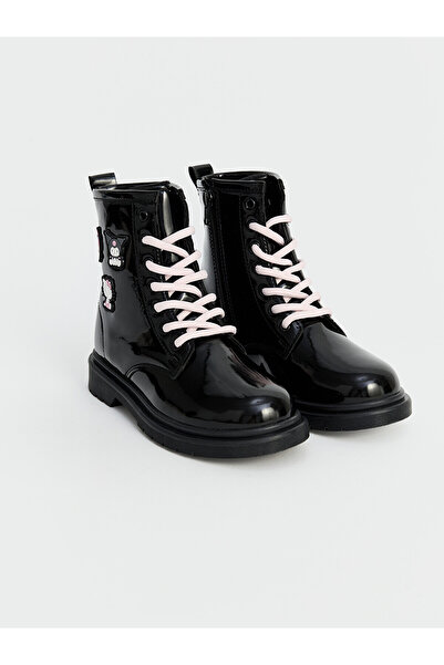 LC Waikiki Alita City Lcw Steps Black Girls' Boots with a Difference