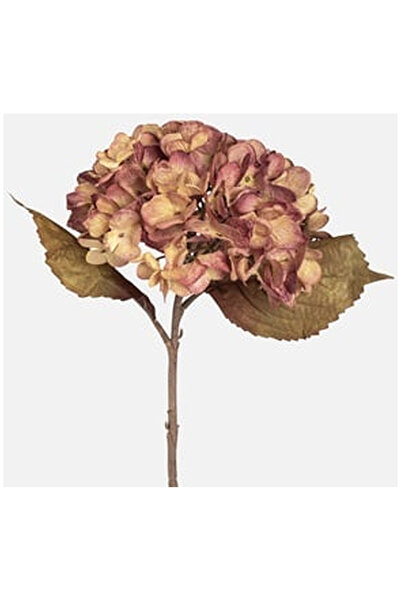OEM Floare Artificiala cu Tulpina Scurta Hortensie Bej 46cm