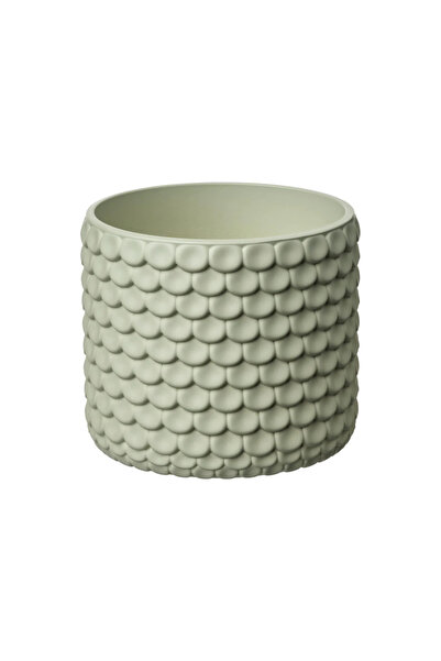 IKEA GLACIÄRBJÖRN beton saksı , açık yeşil, 9 cm