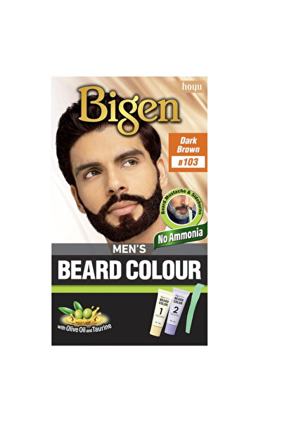 BİGEN Men's Beard Colour Dark Brown B103