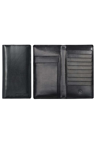 RENATO LANDINI Black Travel Wallet/ Aristocrat