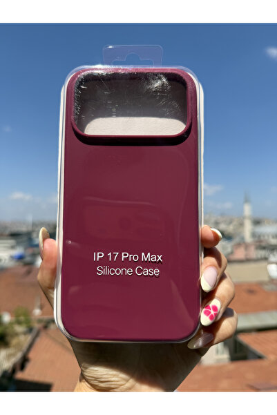 Mobildizayn iPhone 17 Pro Max Uyumlu Premium Bordo Lansman Kutulu Telefon Kıl...