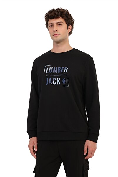 lumberjack Sweatshirt Men's Black Me Ola 16Id26-1