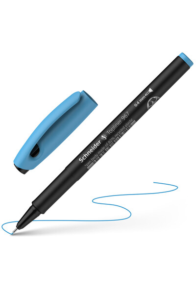 SCHNEIDER Toplıner 967 Fiber Uçlu Kalem 0,4 Mm Turkuaz