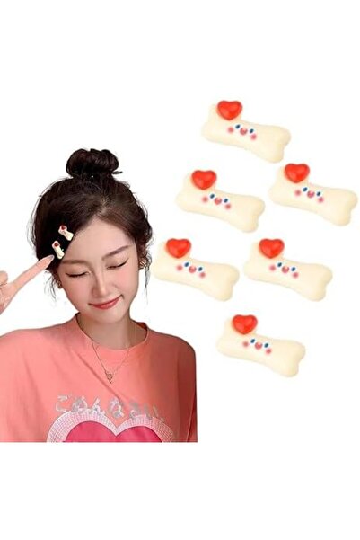 Arabest 6 Pcs Bone Hair Clips Set,White Resin Alligator Barrettes for Cosplay...