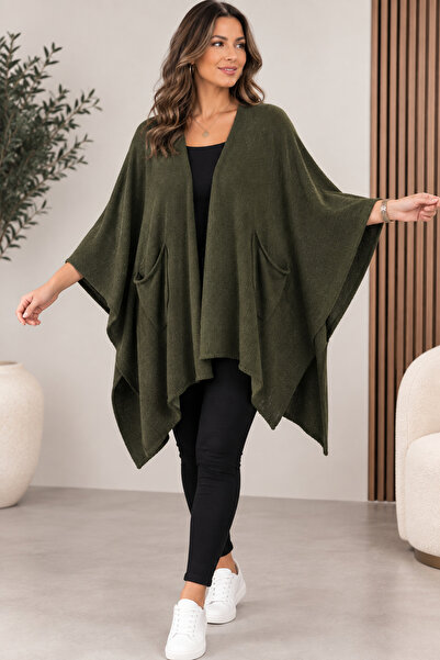 MENSAR OTANTİK Mercerized poncho standard loose fit