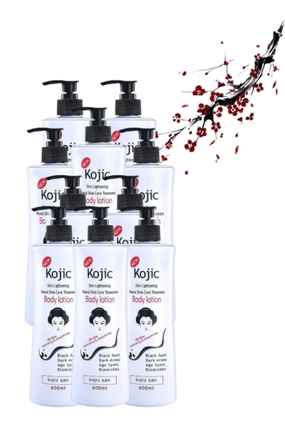 Kojie 10 قطع من لوشن سان للجسم 600 مل