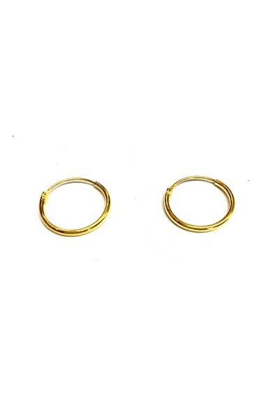 Amalfi Accessories Ασημένιοι 925 κρίκοι 18mm επιχρυσωμένα