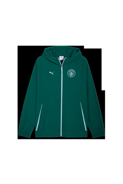 Puma MCFC PUMATECH Woven Jacket Yeşil Erkek Ceket