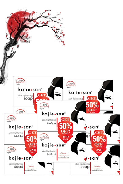 Kojie 5 Pieces San Skin Lightening Soap 2nd Soap 50% Off Pack