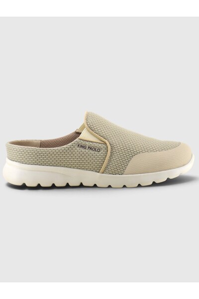 KİNG PAOLO M1212 Sandaleto - Bej - Men's Sandals