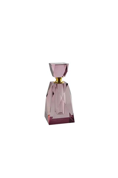 Mikasa Moor Bordo Gold Köşeli Cam Dekor Şişe 7x7x16 cm
