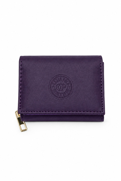 SHIKIRTI BAG STORE محفظة نسائية مع جيب للعملات المعدنية بسحاب وأزرار كبس (9.5 سم * 7.5 سم)