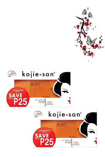 Kojie 2 Pieces San Skin Lightening Soap Value Pack (65 G x 3)