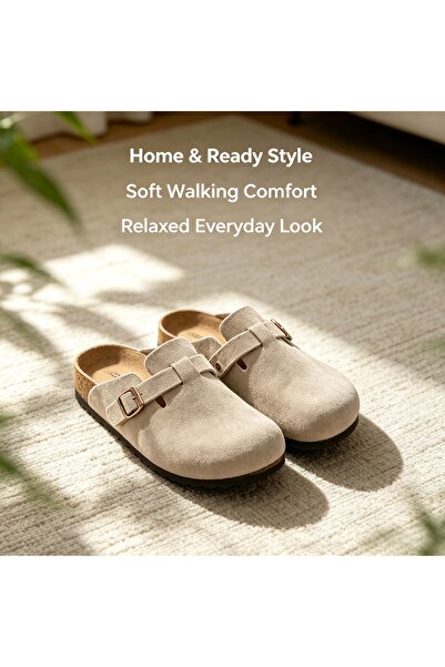 BIRKENSTOK Boston Soft Footbed Suede Leather-Wide（Sizing runs large; order on...