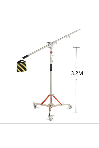 SH Studio Softbox Photography Stand: Heavy Duty, 320cm/10.5ft Adjustable, Sta...