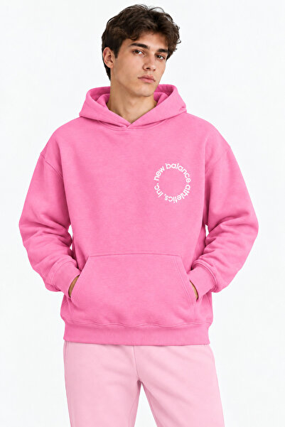 HAI COLLECTİON Erkek Sweatshirt 3 İplik Yazı Baskılı Kapüşonlu Kanguru Cepli ...